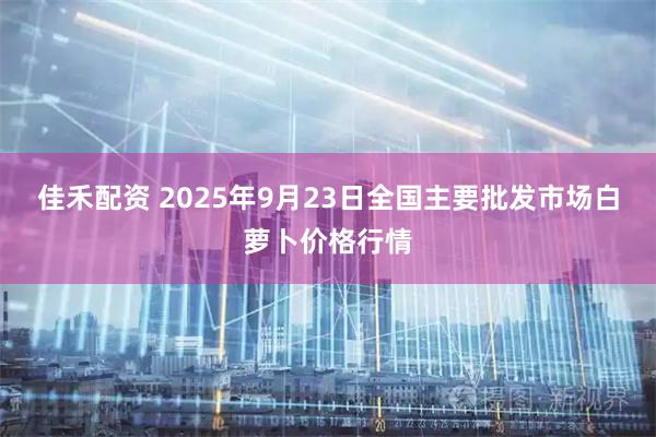 佳禾配资 2025年9月23日全国主要批发市场白萝卜价格行情